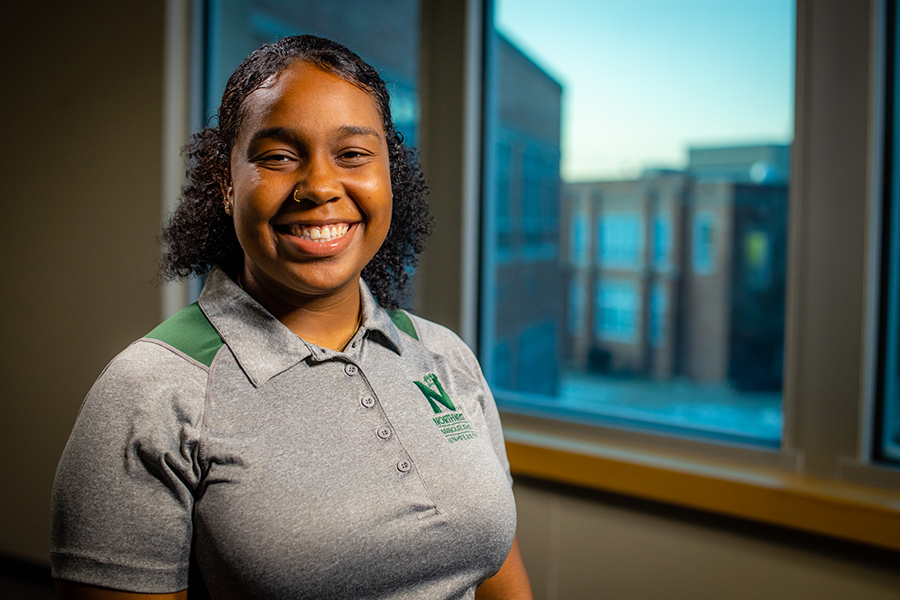 Campus involvement helps Freelon gain confidence, become career ready