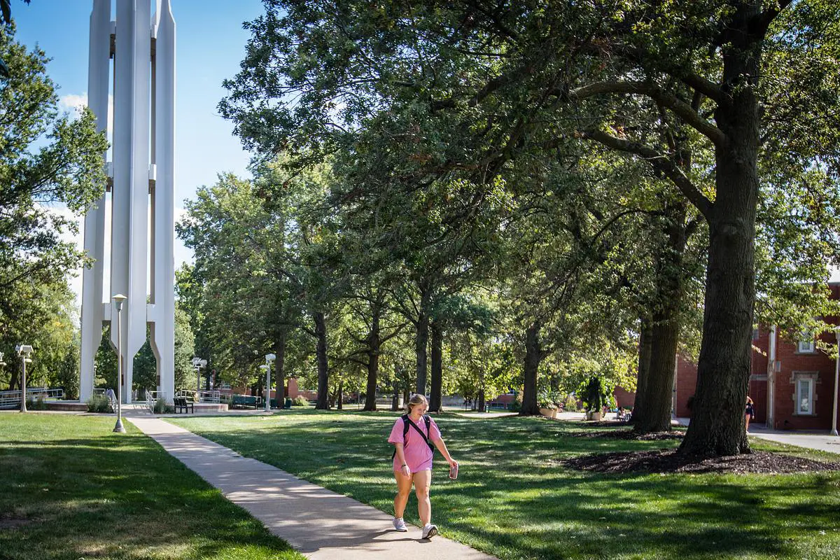 Campus in the summer