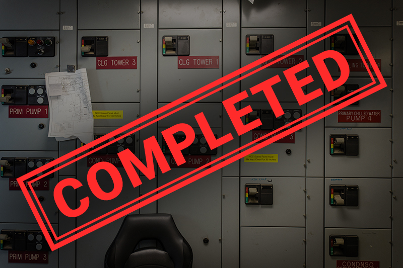 Installation of new winter chiller, replacement of secondary equipment in the chiller plant and upgrade of the control system