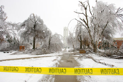 2007 Ice Storm at Northwest 9