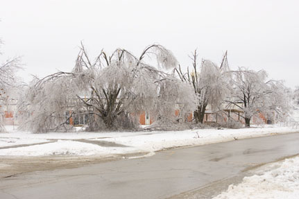 2007 Ice Storm at Northwest 19