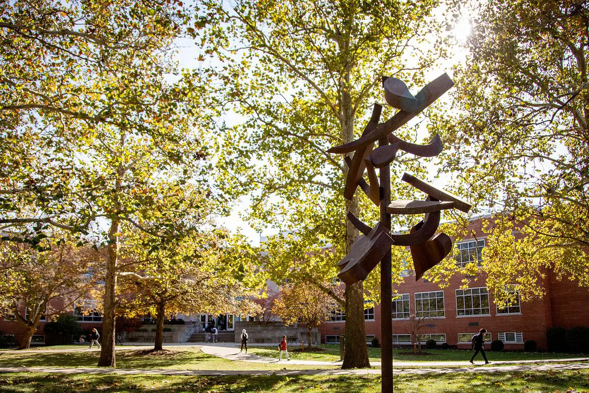 Campus in the fall