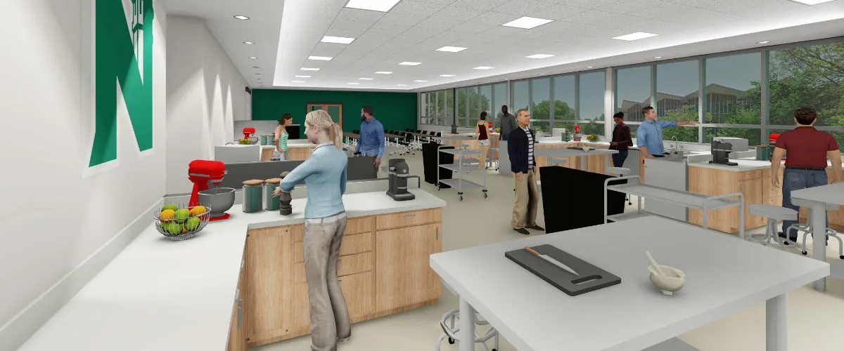 Rendering of Foods and Nutrition Lab
