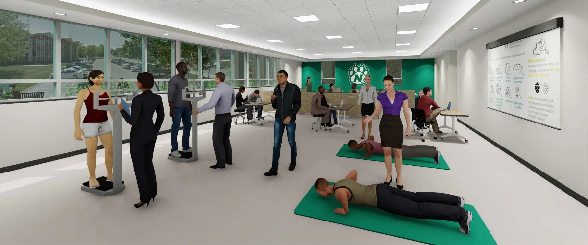 Rendering of Well-Being Lab Rendering of Well-Being Lab
