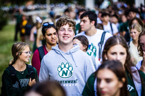 91% of first-time freshmen live on campus