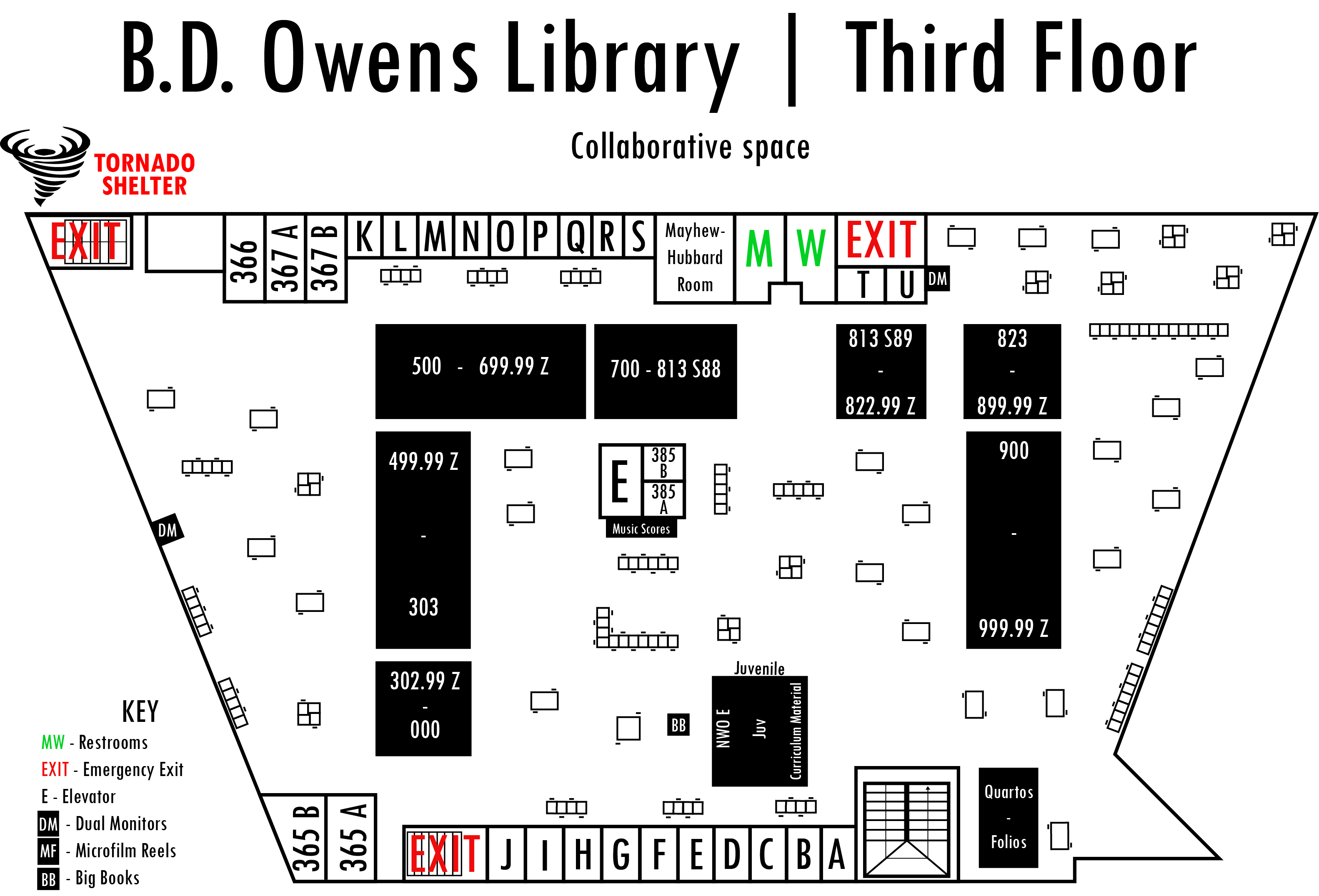 Study Spaces - B.D. Owens Library | Northwest