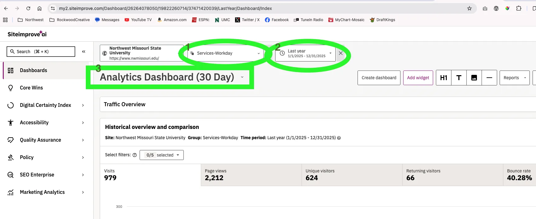 Siteimprove Analytics Quick Tips