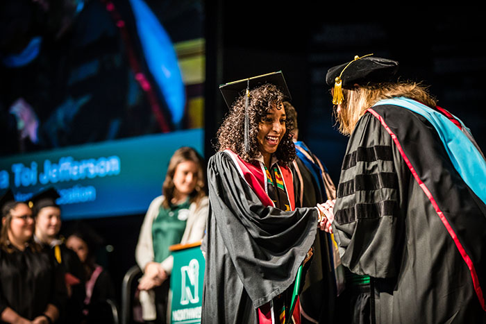 More than 1,000 students – a record for a Northwest commencement weekend – are expected to receive their degrees when the University hosts its annual spring commencement ceremonies in May. (Photo by Todd Weddle/Northwest Missouri State University)