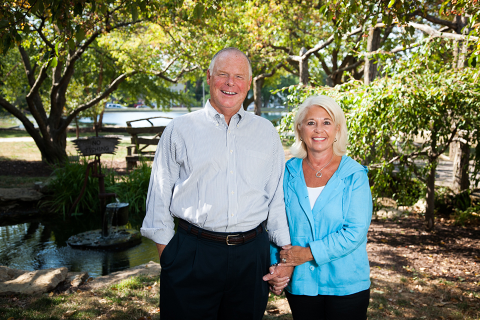 Northwest alumni Carl and Cheryl Hughes remain loyal to the University and recently provided funding support for its planned Agricultural Learning Center. (Northwest Missouri State University photo)