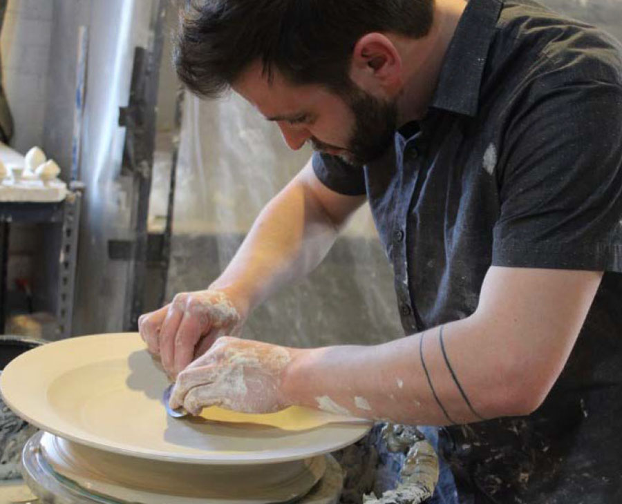 Ceramicist Mike Stumbras will present his work at Northwest during the month of February. (submitted photos)