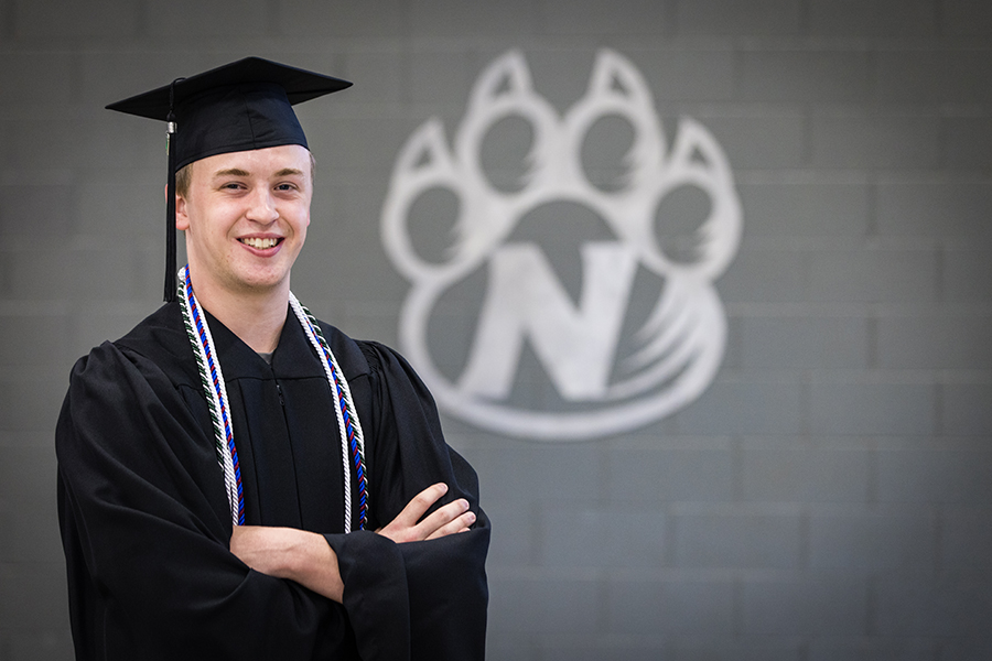Noah Iwig (Photo by Lauren Adams/Northwest Missouri State University)