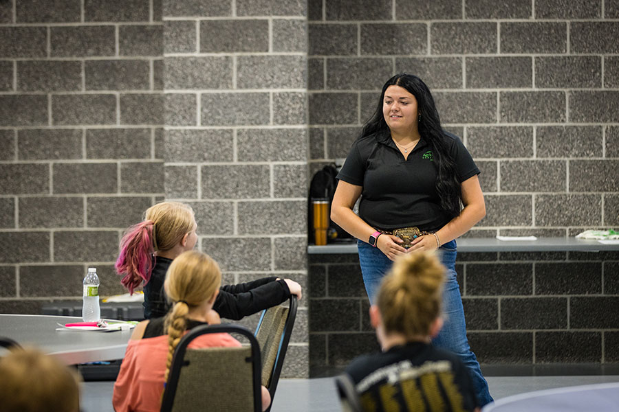 Emma Brushwood (Photo by Lauren Adams/Northwest Missouri State University)