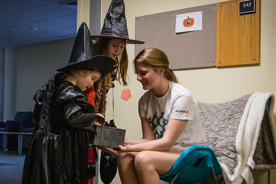 Northwest invites families to trick-or-treating in residence halls