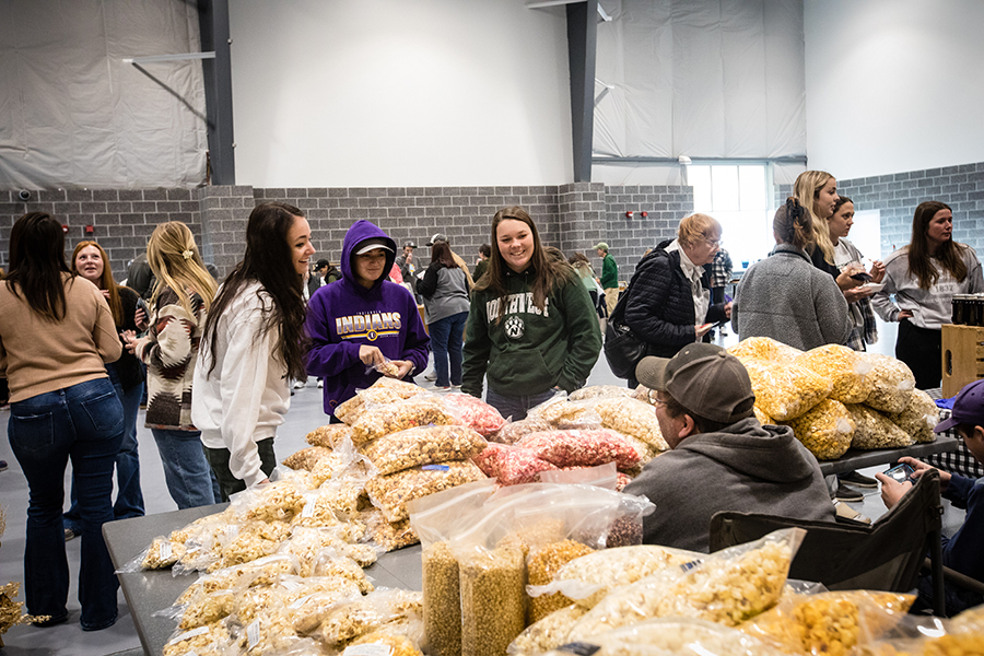 The Taste of Northwest Agriculture Market welcomes producers and consumers to connect with community members, while offering opportunities to sample and purchase local goods. (Photo by Chandu Ravi Krishna/ Northwest Missouri State University)