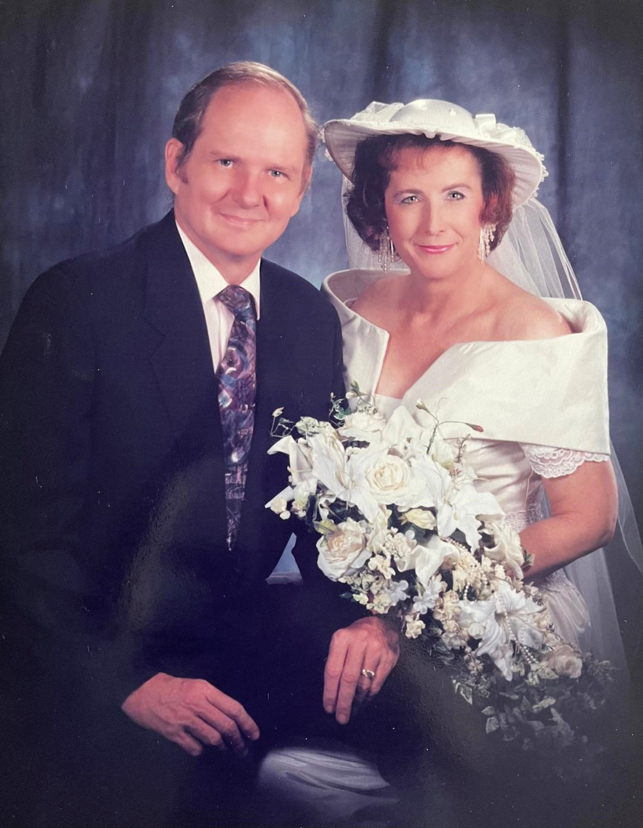 Marvin and Ruth Jackson, pictured after they married in 1992