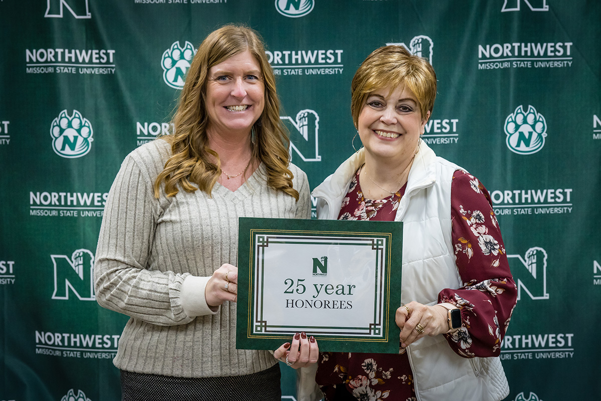 Pictured left to right are Michelle Drake, senior HR generalist, Office of Human Resources, and Lisa Ruehter, TRIO specialist, TRIO.