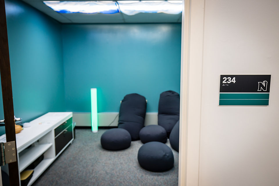 New sensory room provides students with a place to help reduce anxiety